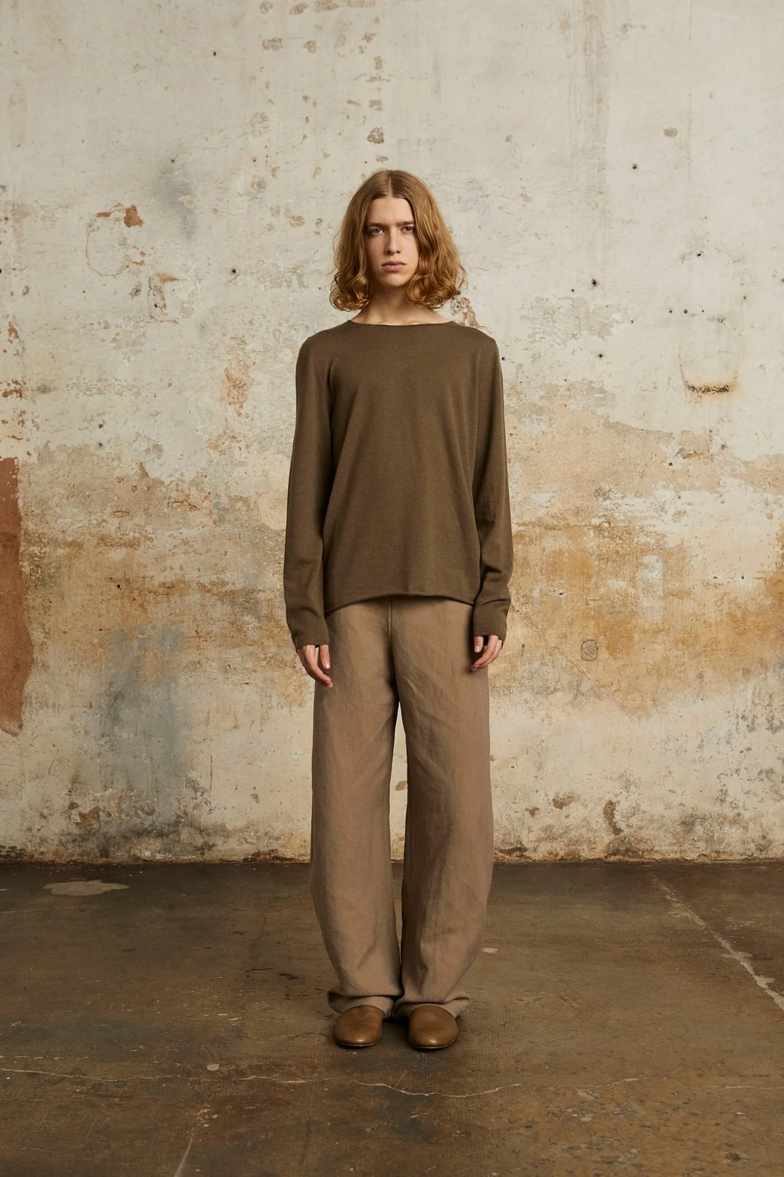 Ojala, black wool and cashmere jumper