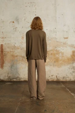Ojala, black wool and cashmere jumper