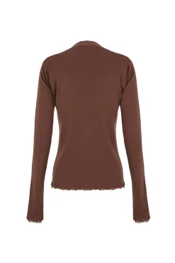 Ojala, blush wool and cashmere cardigan