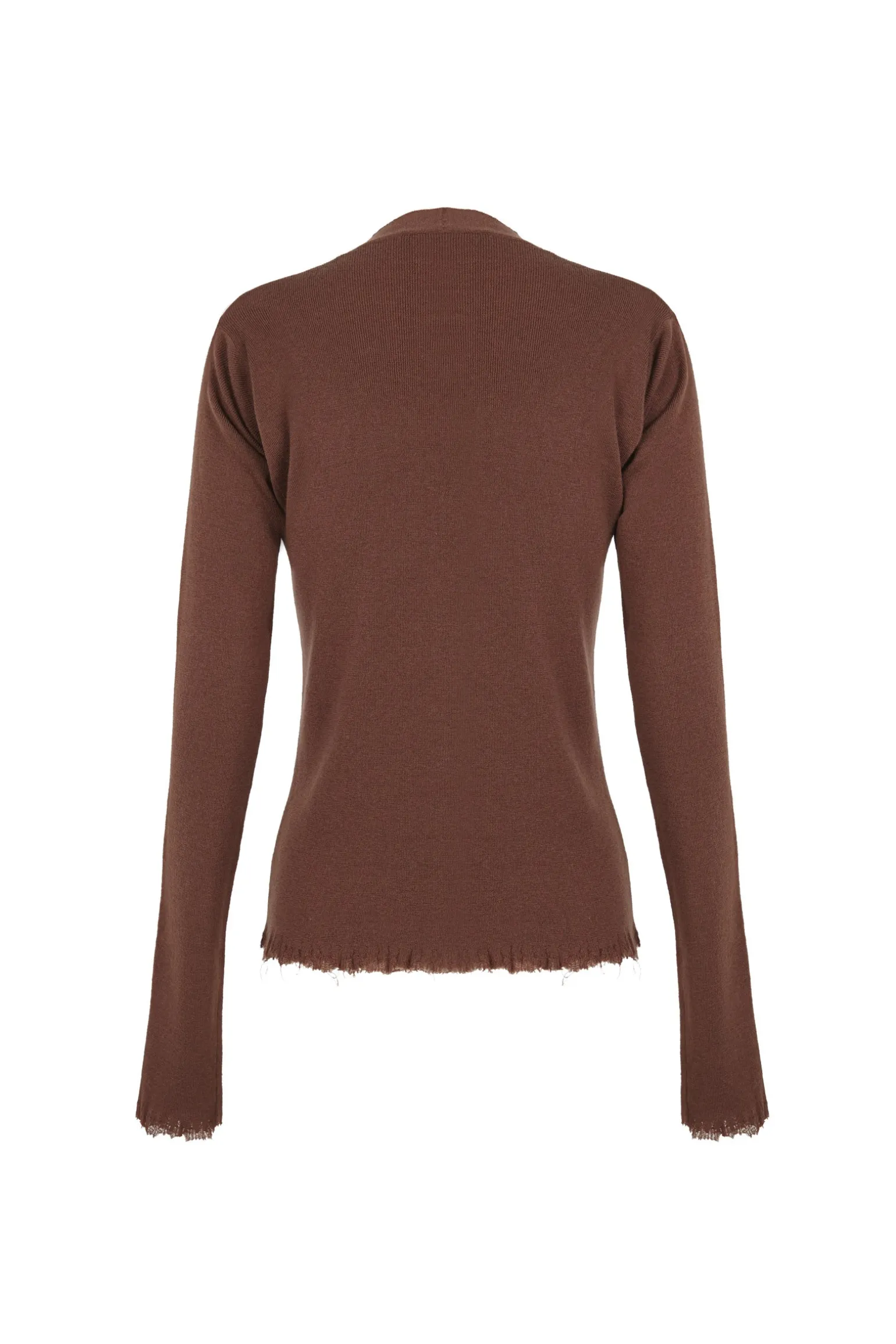 Ojala, blush wool and cashmere cardigan