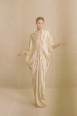 Ona, champagne dress