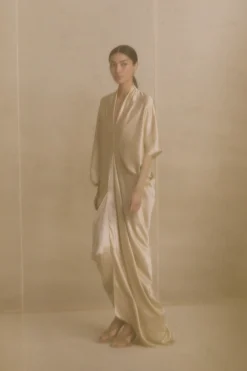 Ona, champagne dress