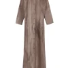 Ono, vestido camisero cacao maltinto