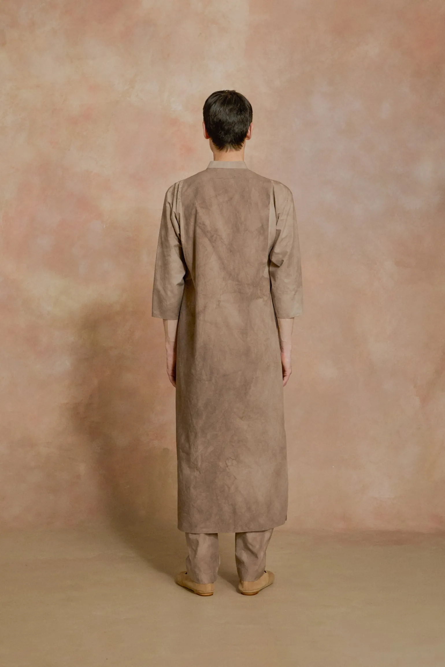 Ono, vestido camisero cacao maltinto