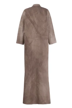Ono, vestido camisero cacao maltinto