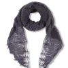 Onye, grey open knit bandana