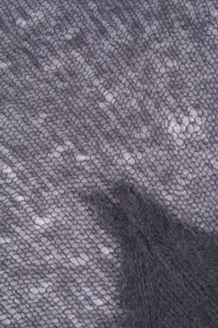 Onye, grey open knit bandana
