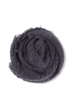 Onye, grey open knit bandana
