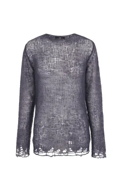 Onye, jersey en alpaca, seda y cachemir gris