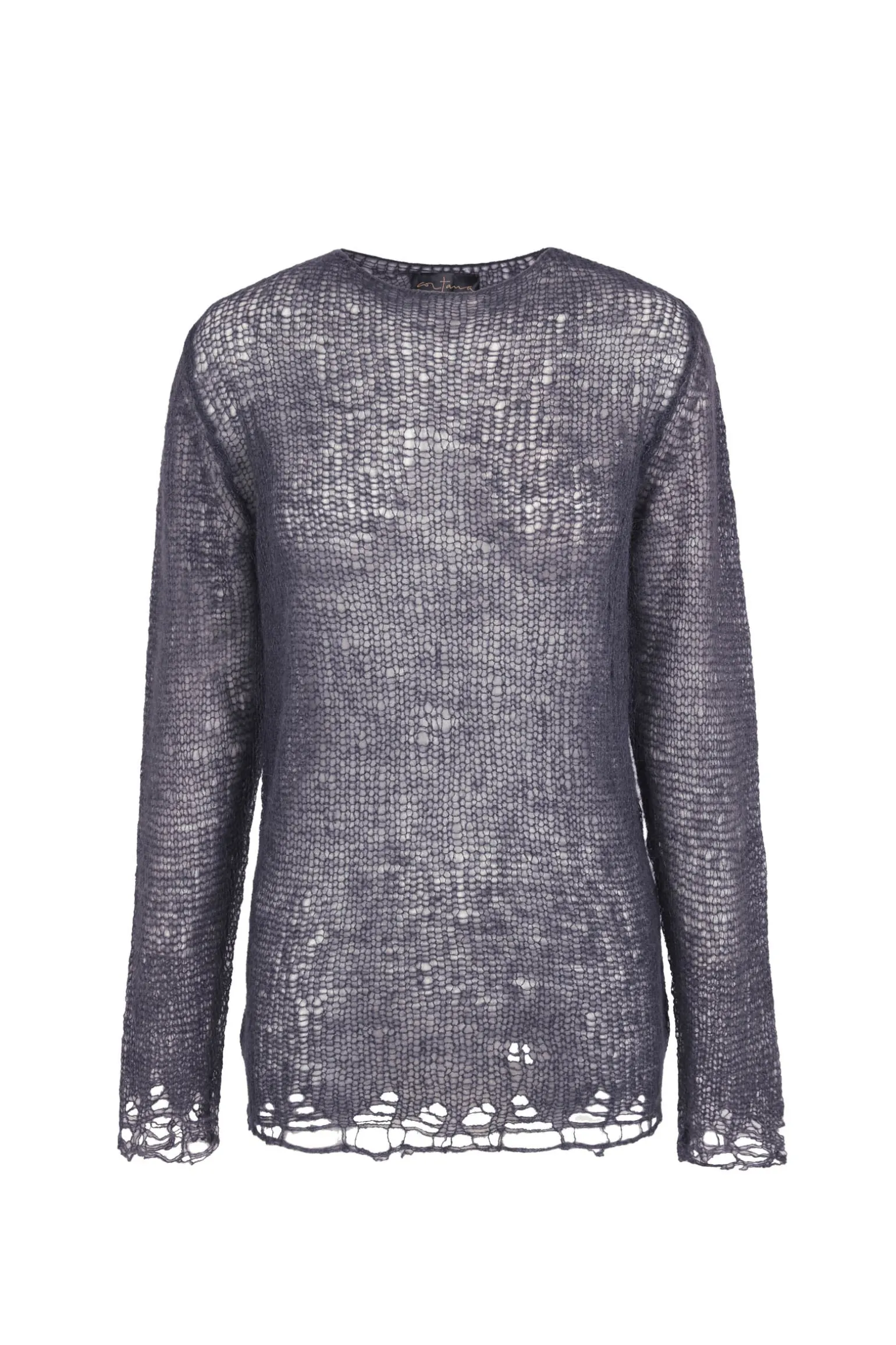 Onye, jersey en alpaca, seda y cachemir gris