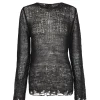 Onye, jersey en alpaca, seda y cachemir negro
