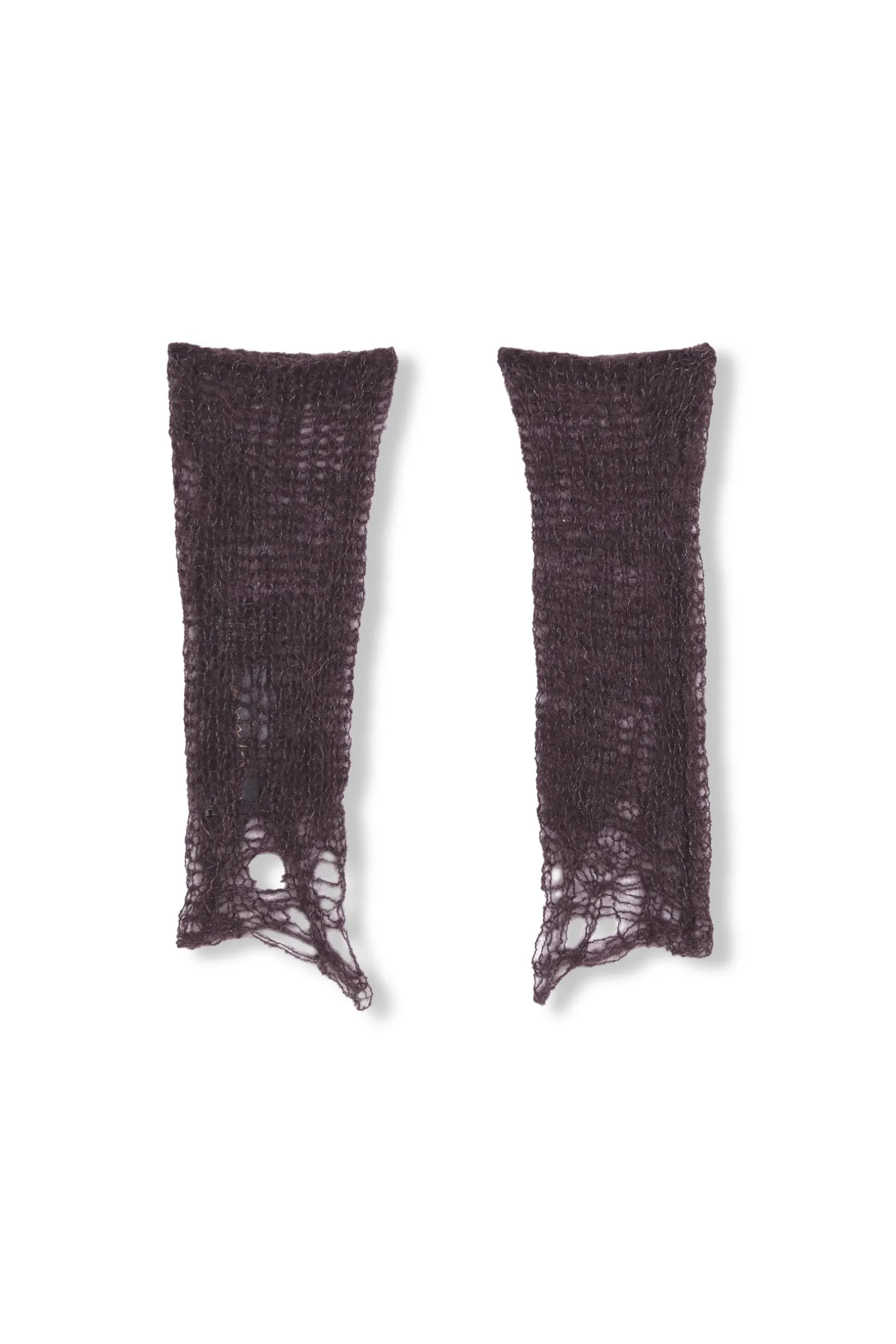Onye, lilac short knitwear mittens