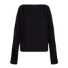 Oona, black cupro top