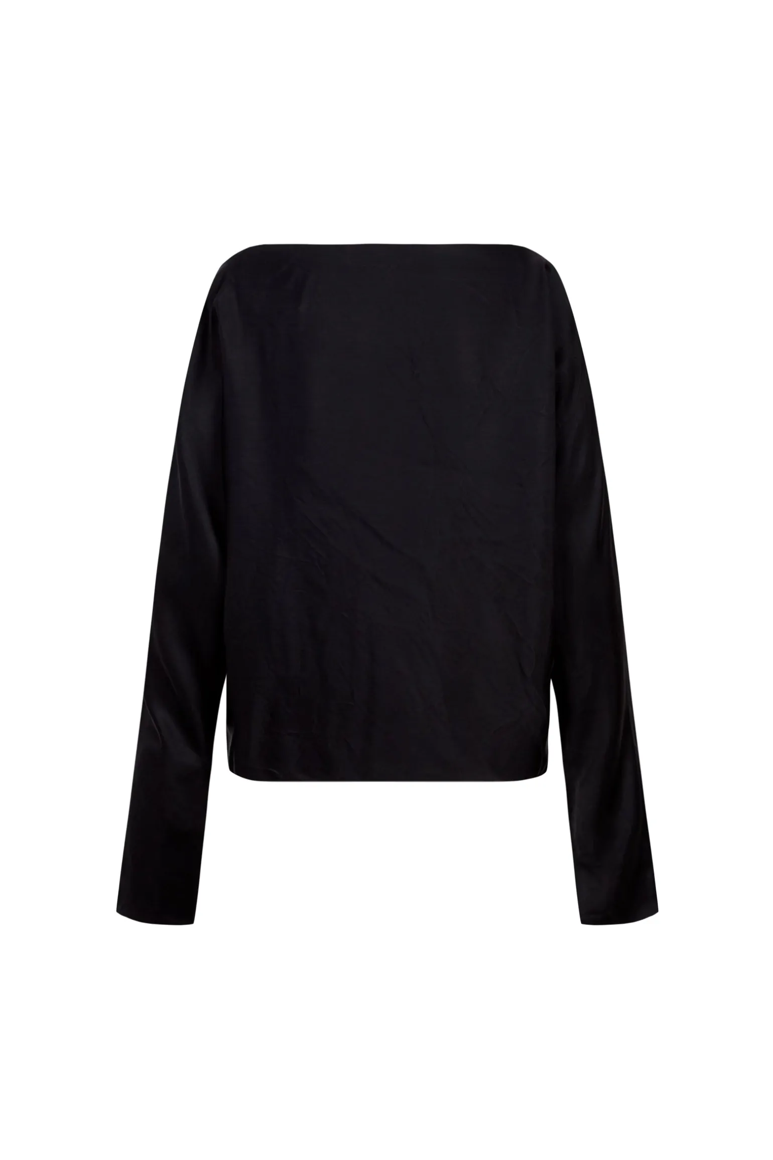 Oona, black cupro top