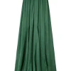 Oona, skirt in emerald green cupro