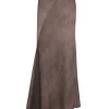 Opalo, fade cocoa asymmetrical skirt