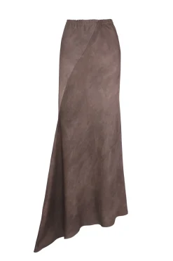 Opalo, fade cocoa asymmetrical skirt