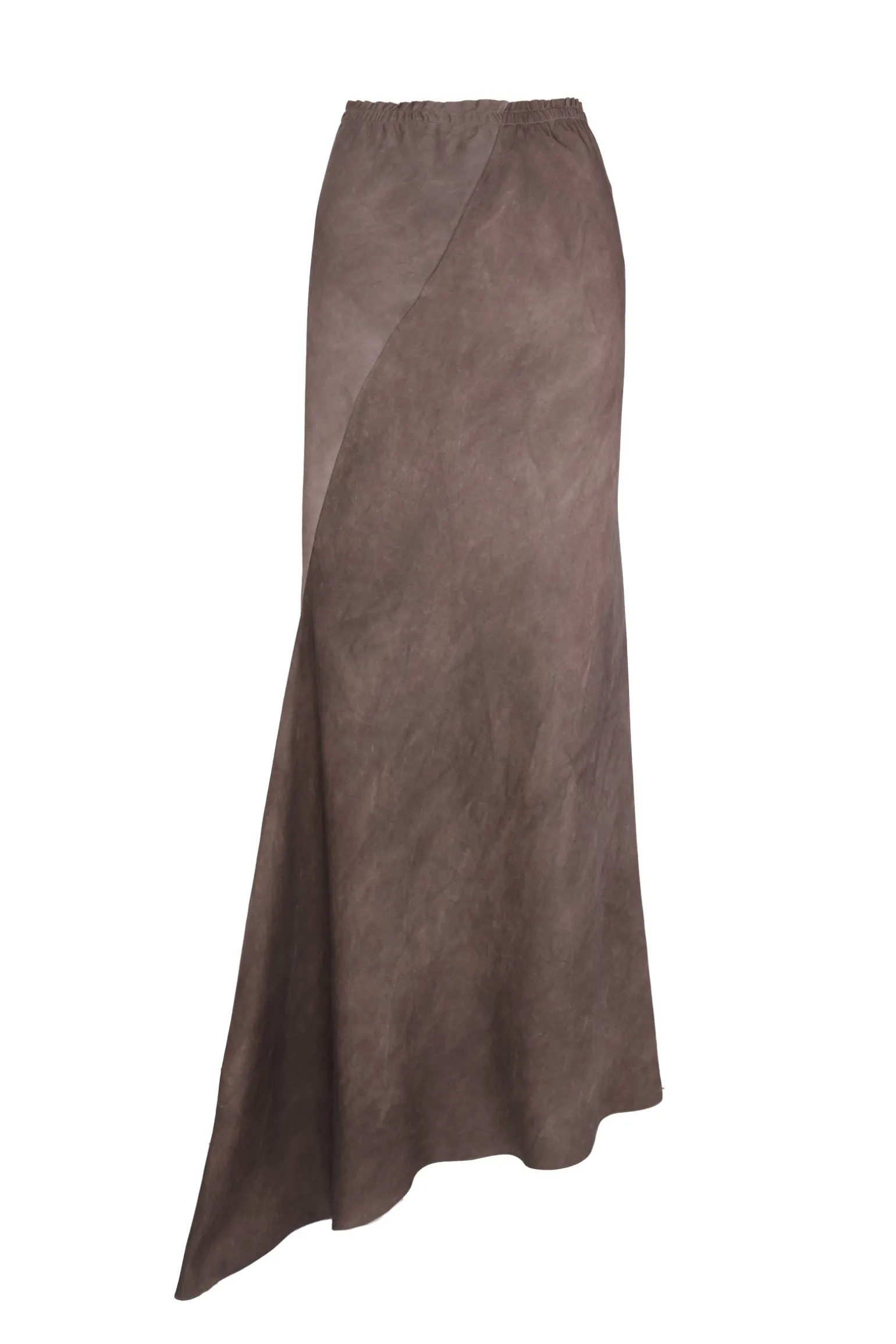 Opalo, fade cocoa asymmetrical skirt