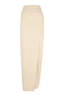 Organica, ivory wrap skirt