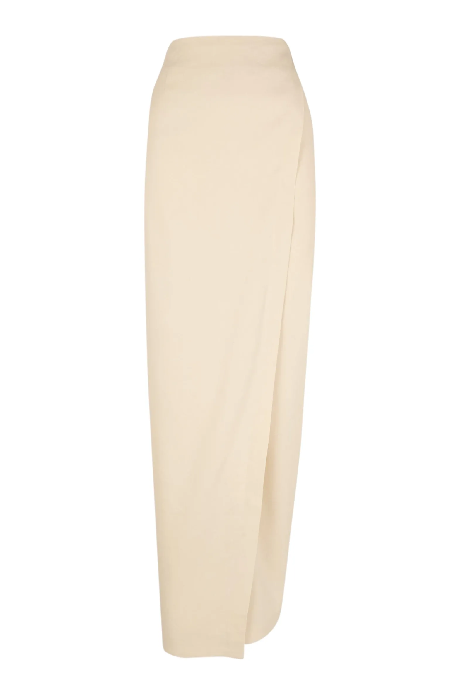 Organica, ivory wrap skirt
