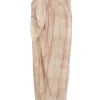 Pareo, irony print silk skirt