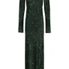 Paris, printed silk dress