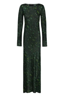 Paris, printed silk dress