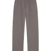 Patti, gray virgin wool pants