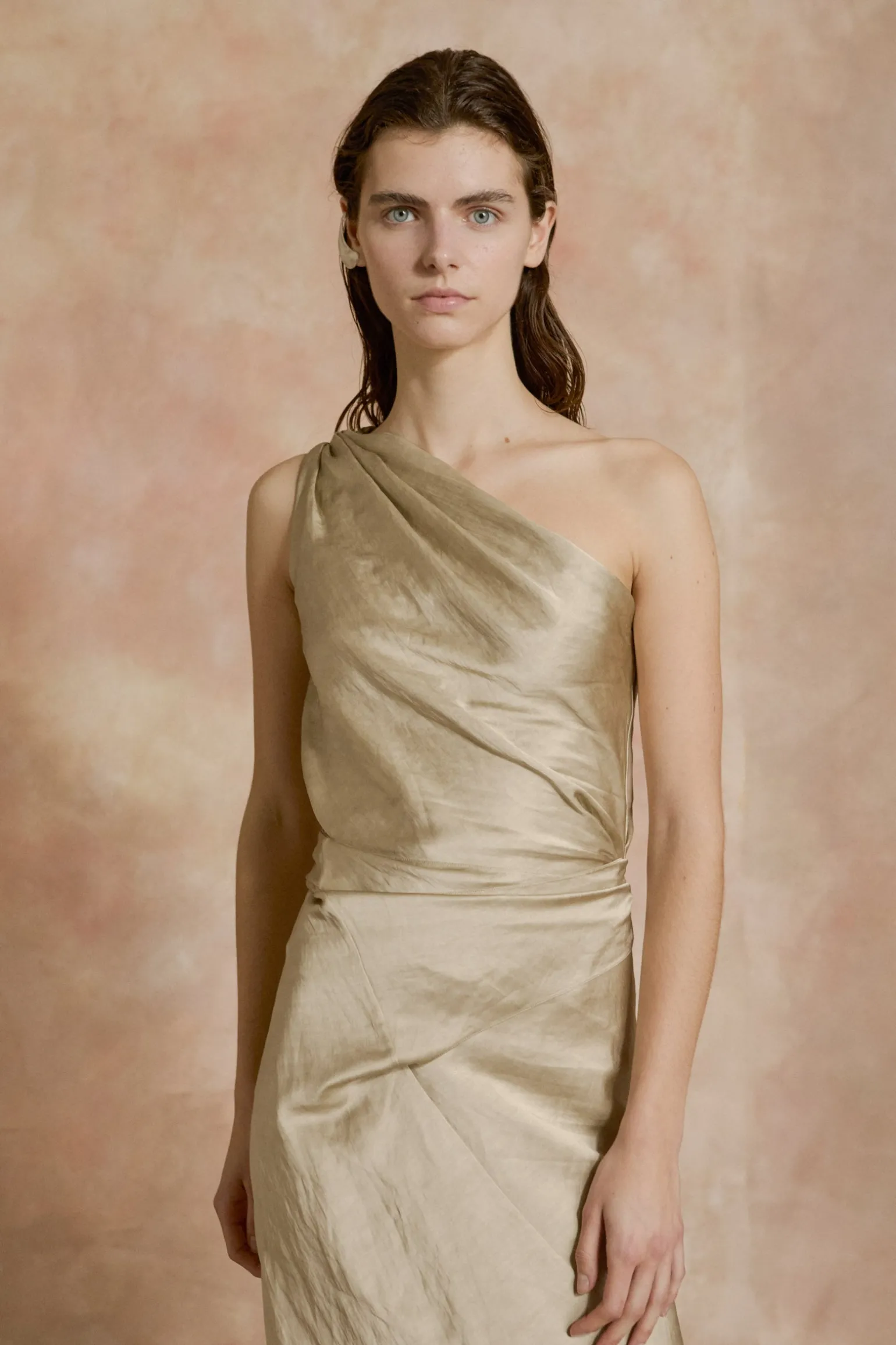 Paz, nacar long dress