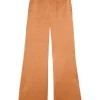 Paz, tangerine flare pants