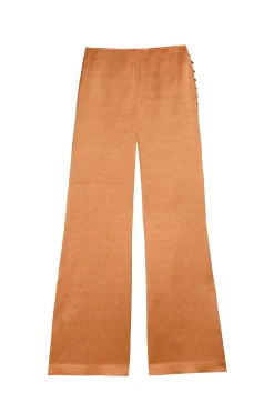 Paz, tangerine flare pants