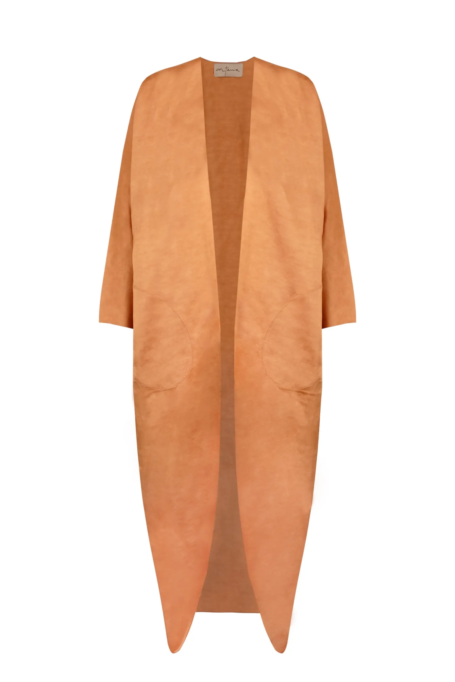 Paz, tangerine long jacket