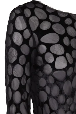 Pebbles, top in devore velvet