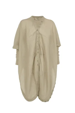 Piano, sage green transformable blouse