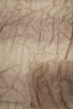 Postal, mink striped cashmere and silk foulard