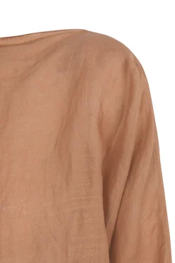 Pune, terracotta ramie top