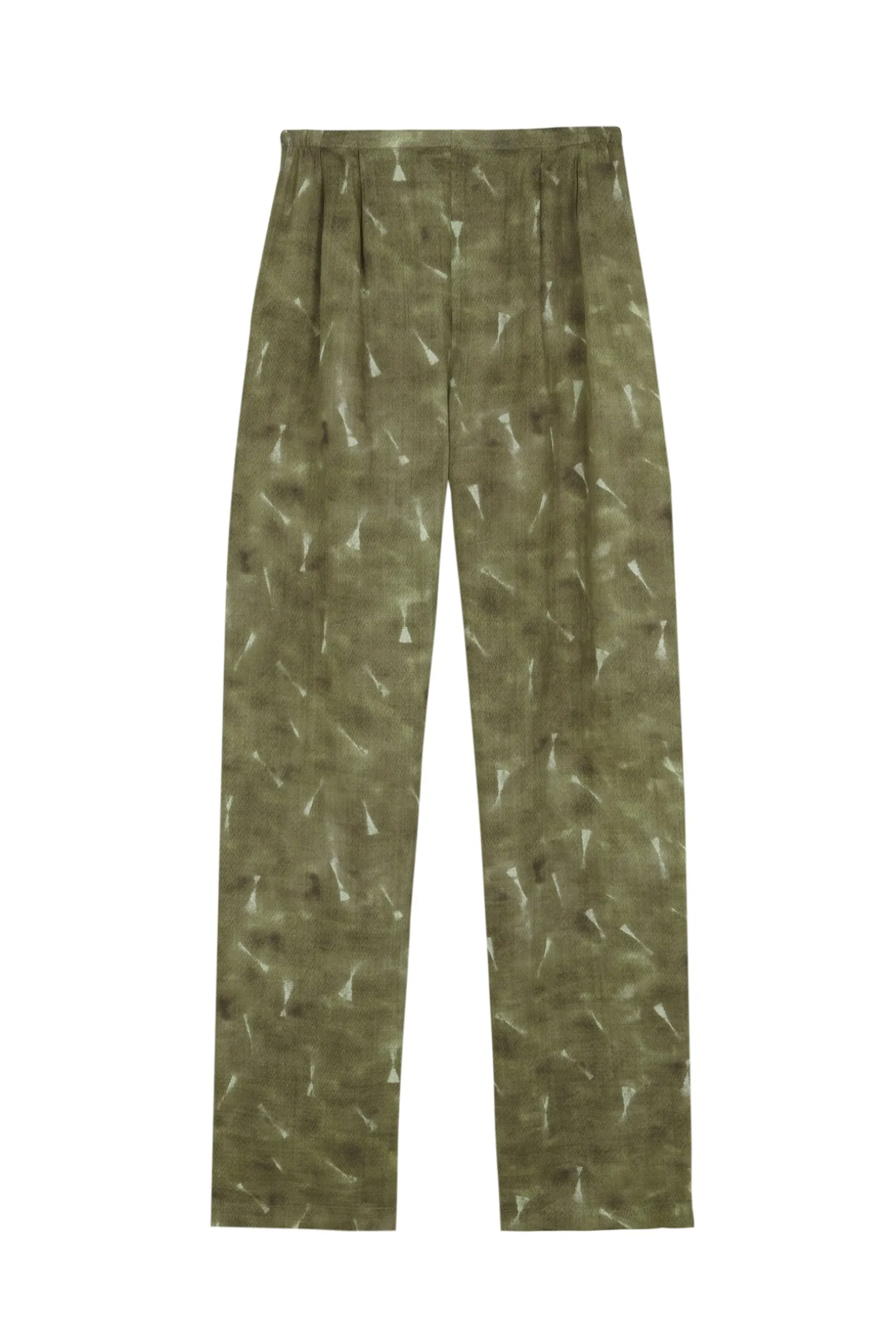 Rami, pua print ramie pants