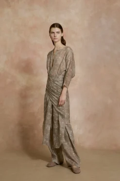 Rami, ramie ayaz print pants