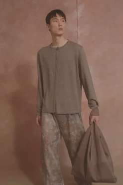 Rami, ramie ayaz print pants