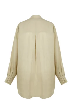 Raoul, light gray ramie shirt