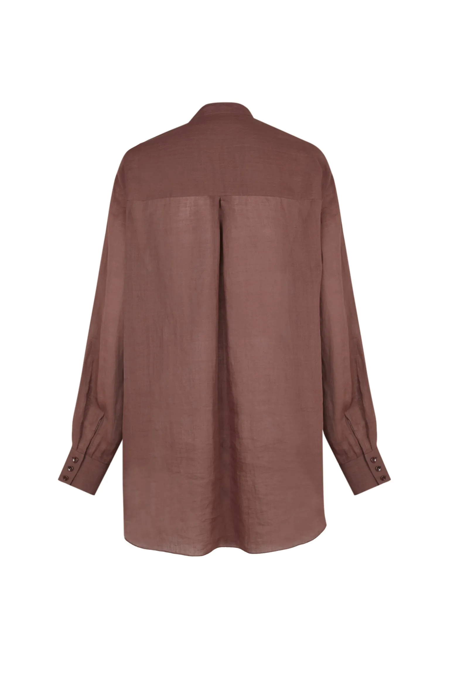 Raoul, shirt in blush ramie