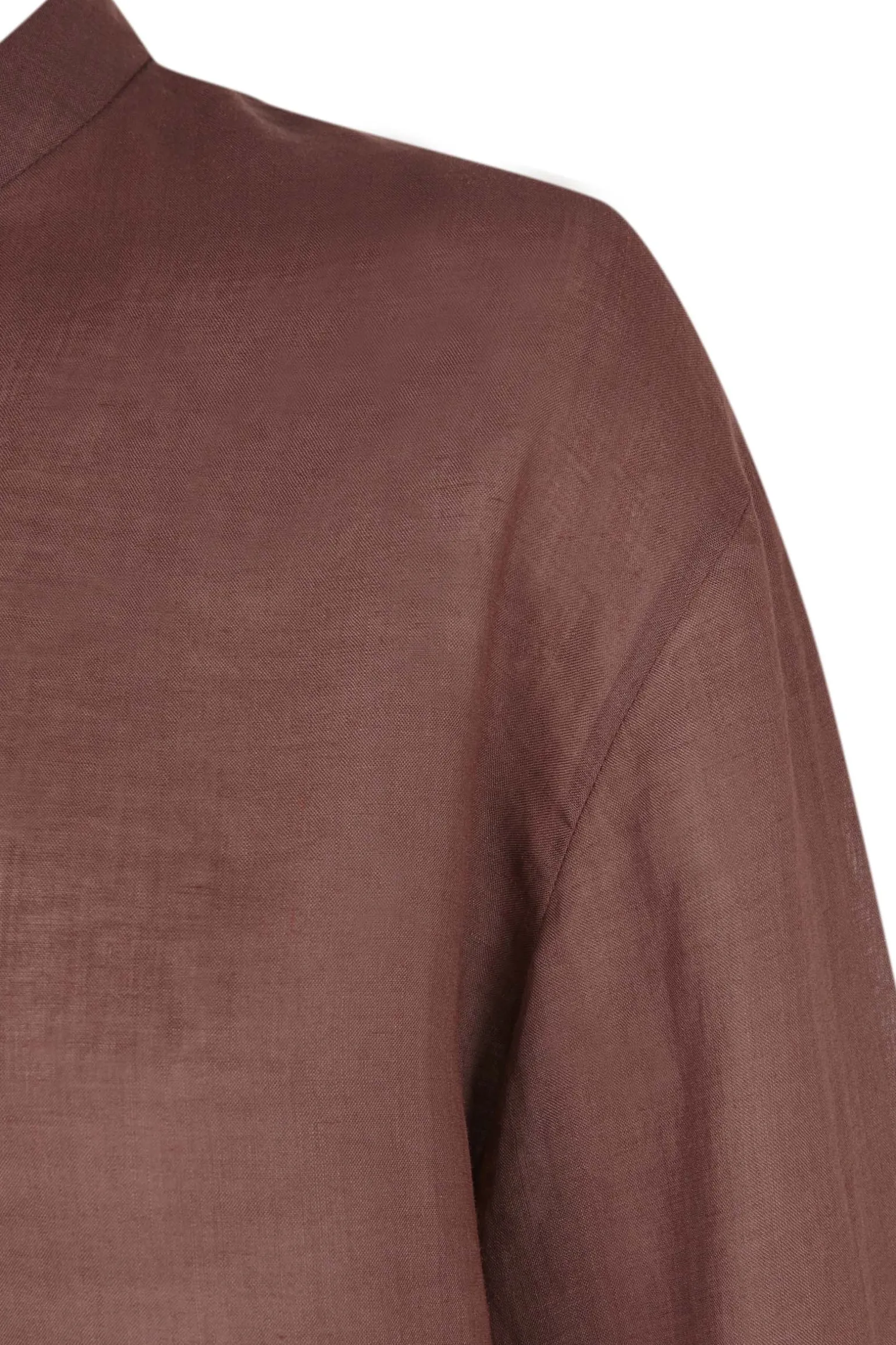 Raoul, shirt in blush ramie