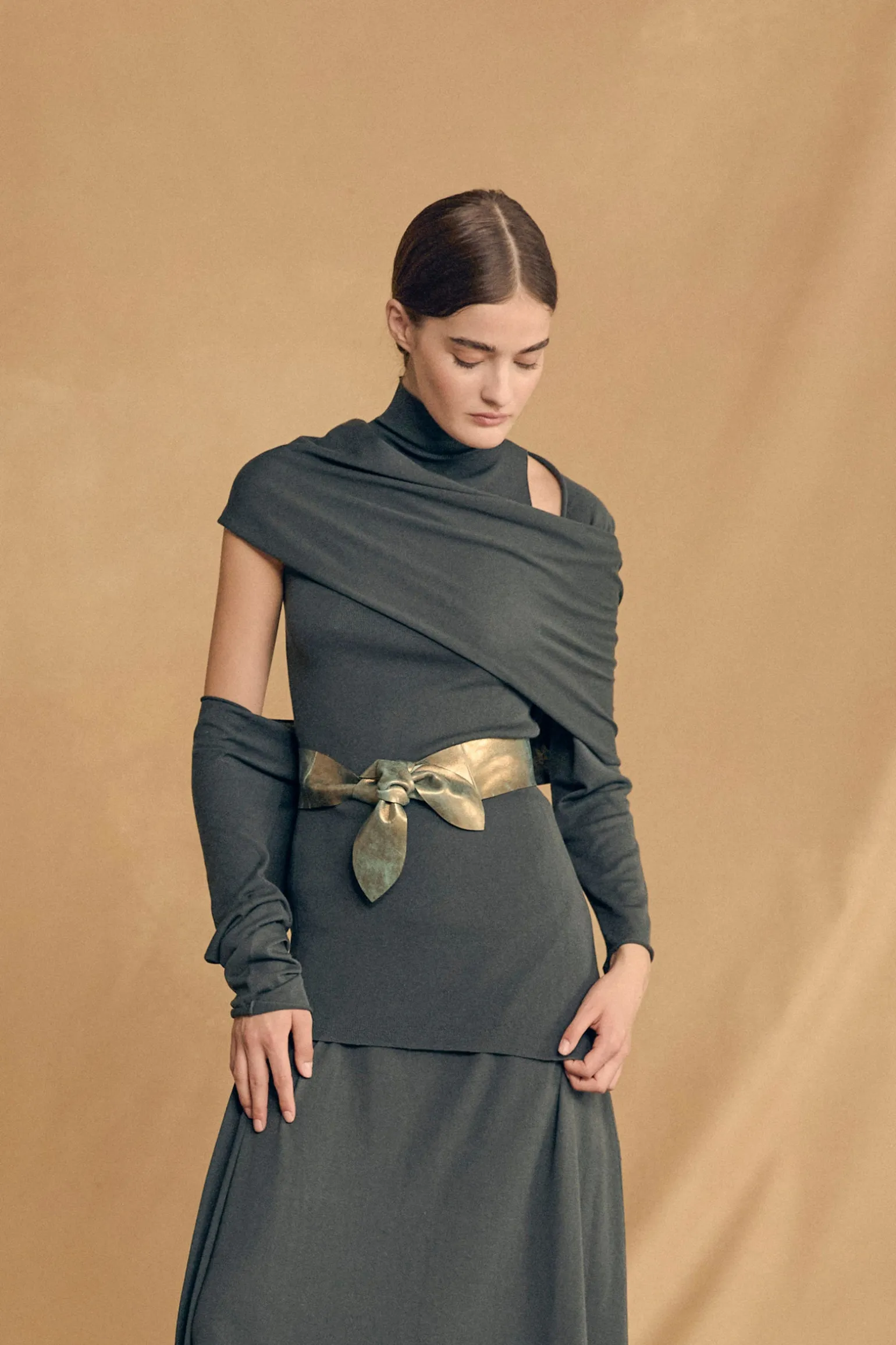 Reik, petroleum blue knitwear top