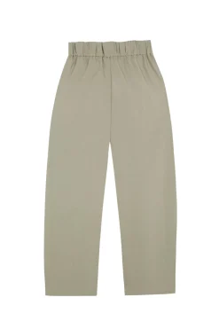 Rocco, gray linen and virgin wool pants