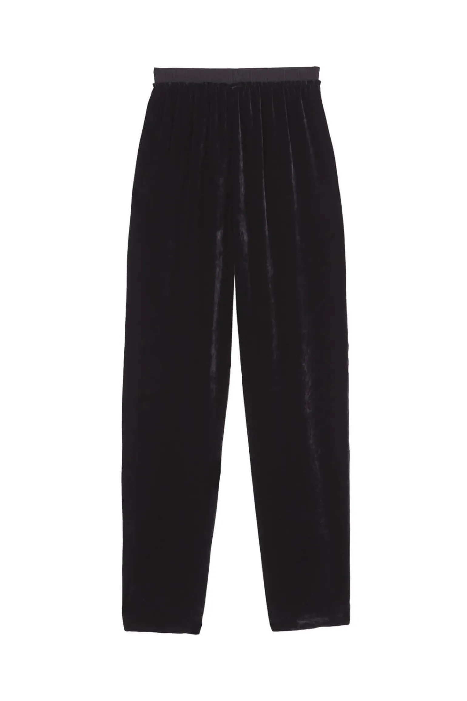 Roisin, black velvet pants