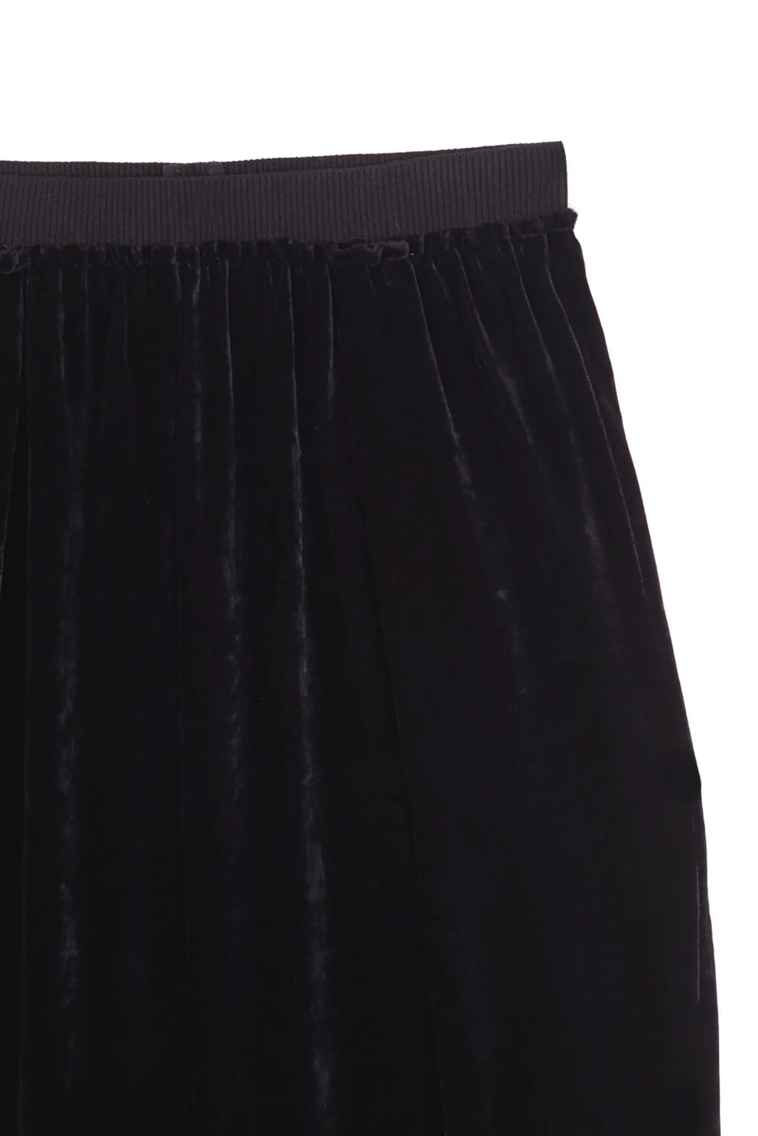Roisin, black velvet pants