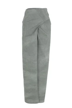 Ryo, maltinto aqua striped skirt