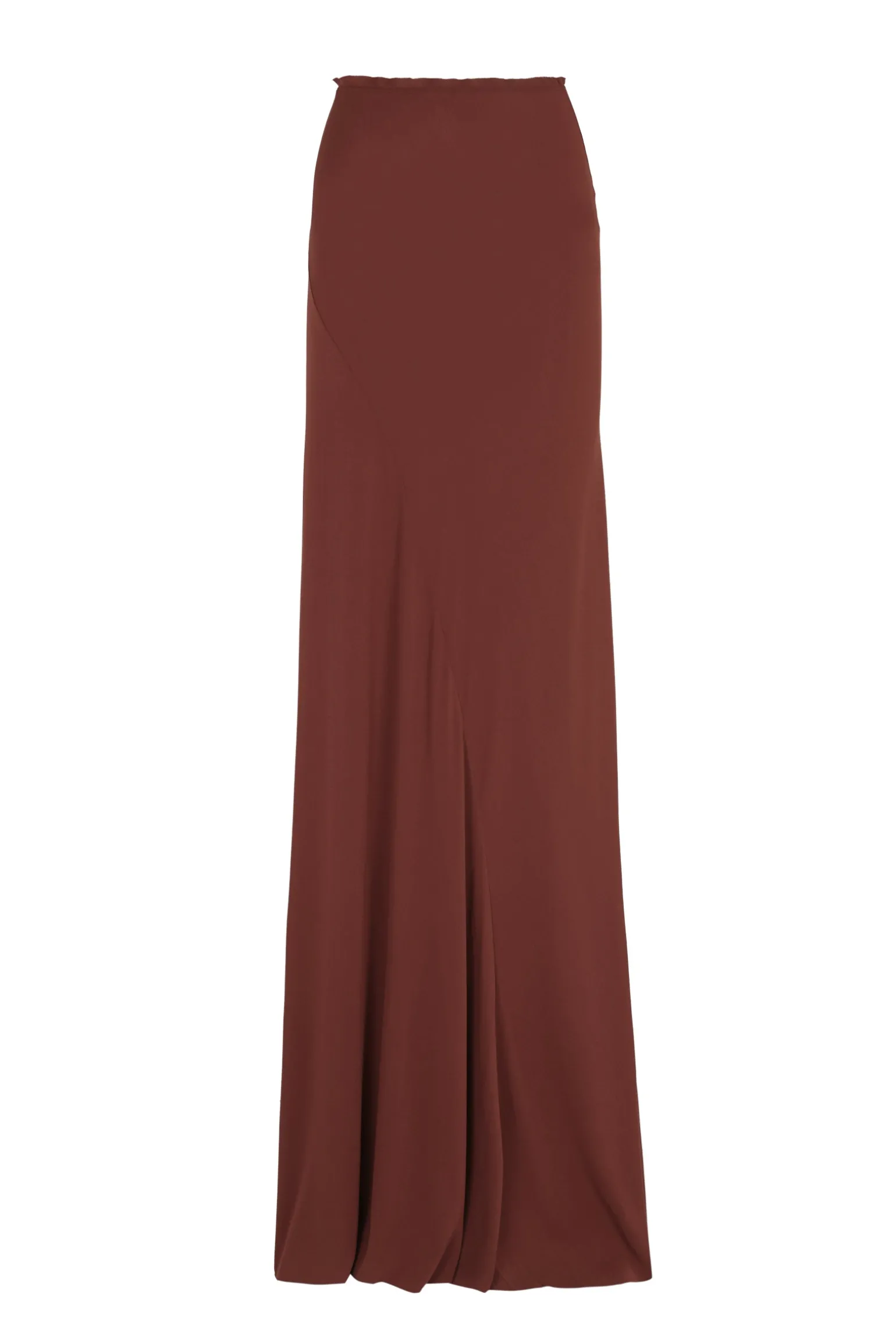 Sabrina, garnet stretch silk skirt