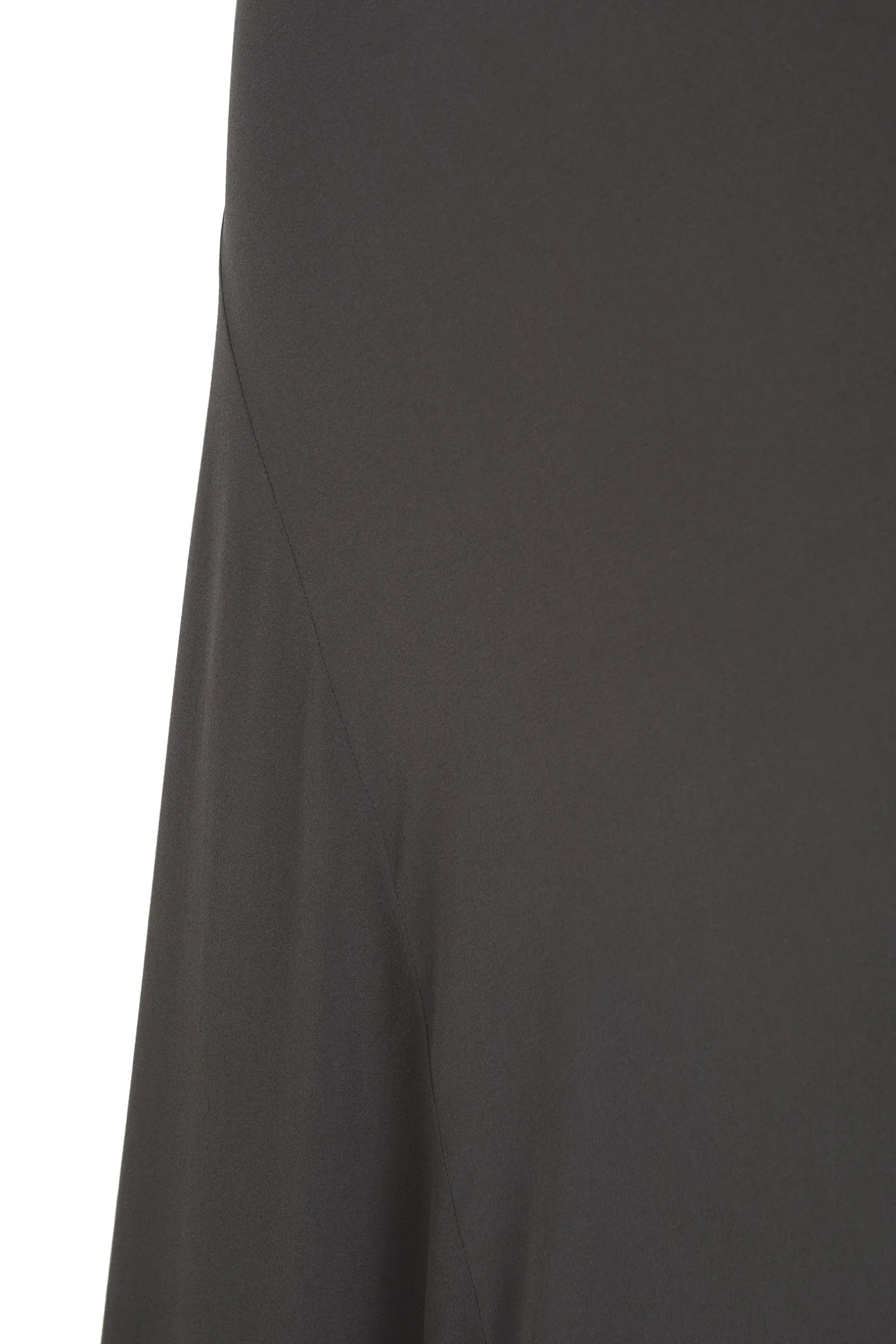Sabrina, graphite stretch silk dress