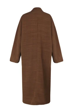 Saga, long cinnamon jacket